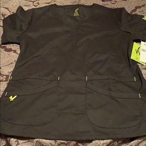 ViVi black scrub top size xl